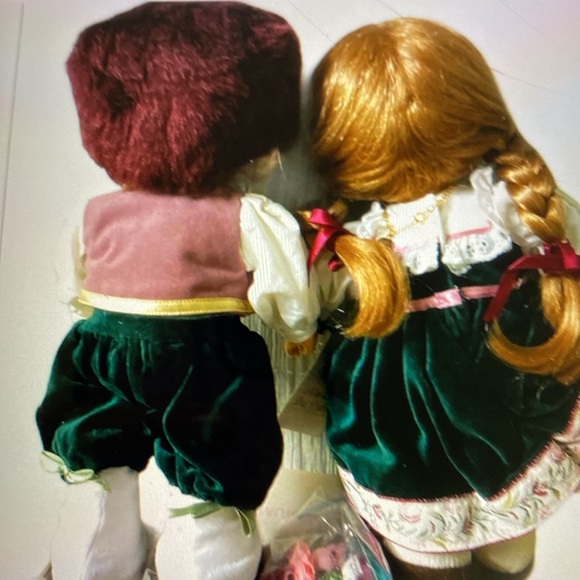 Rare wood Louise & Fredrick Precious Moments dolls - Picture 2 of 6
